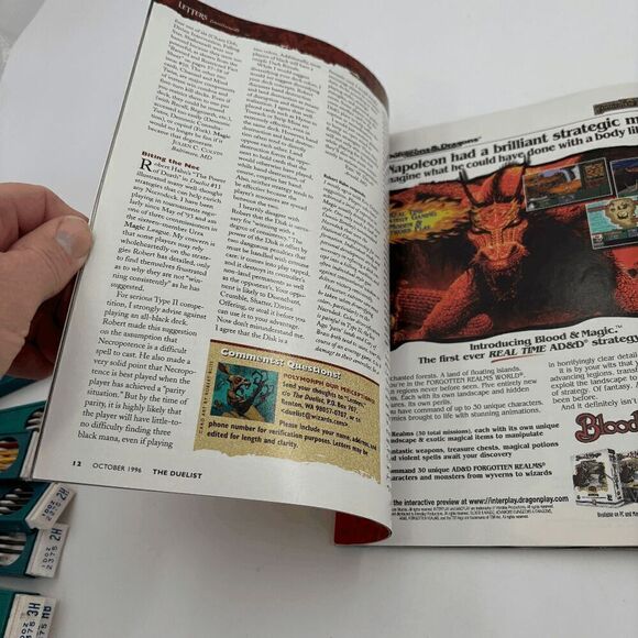 Magic the Gathering The Duelist Magazine No. 13-October 1996 Vol 3 Issue 5 - Picture 9 of 13
